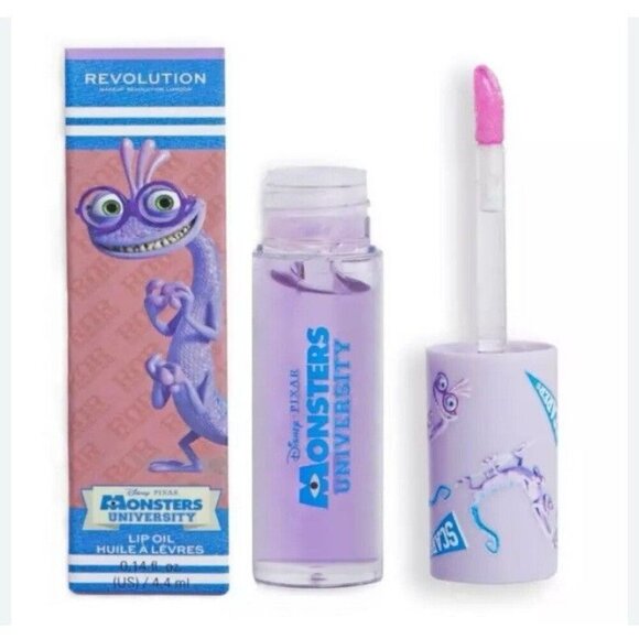Makeup Revolution Other - Makeup Revolution x Monsters University Lip Oil Shade Randy 4.4ml New In Box